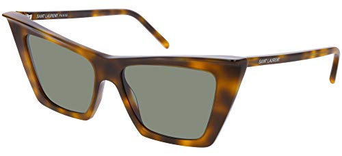 Saint Laurent Sonnenbrillen SL 372 Havana/Green 54/16/145 Unisex von Yves Saint Laurent