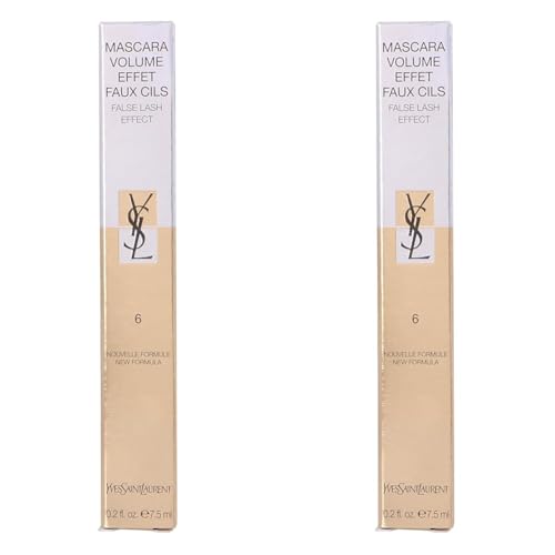 Yves Saint Laurent Volume Effet Faux Cils Mascara, Deep Night (Blau), 2er Pack, frisch von Yves Saint Laurent