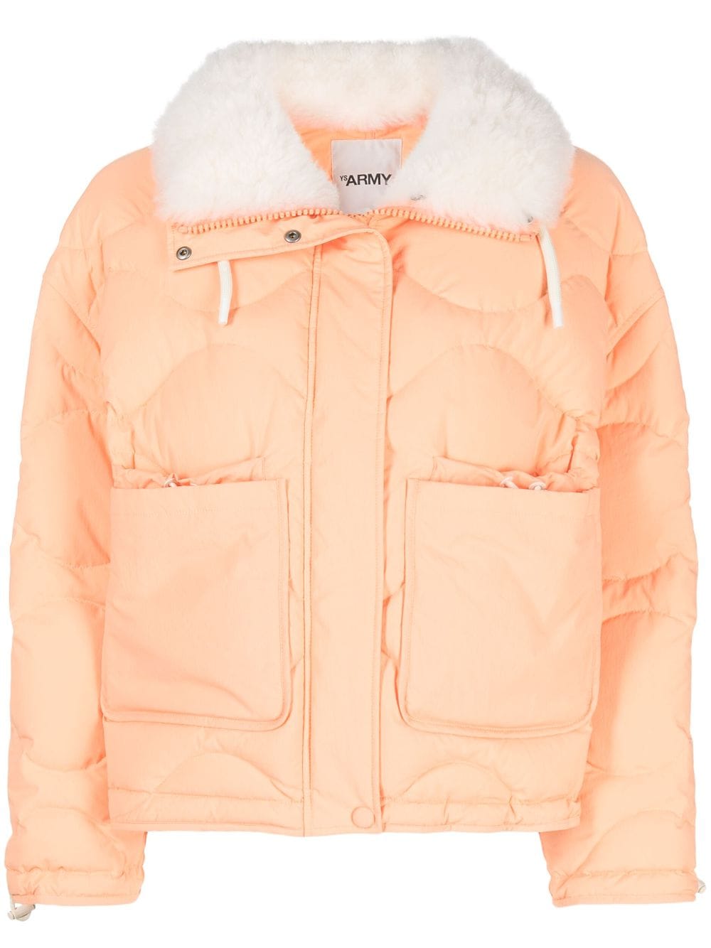 Yves Salomon Daunenjacke mit Verschluss - Orange von Yves Salomon