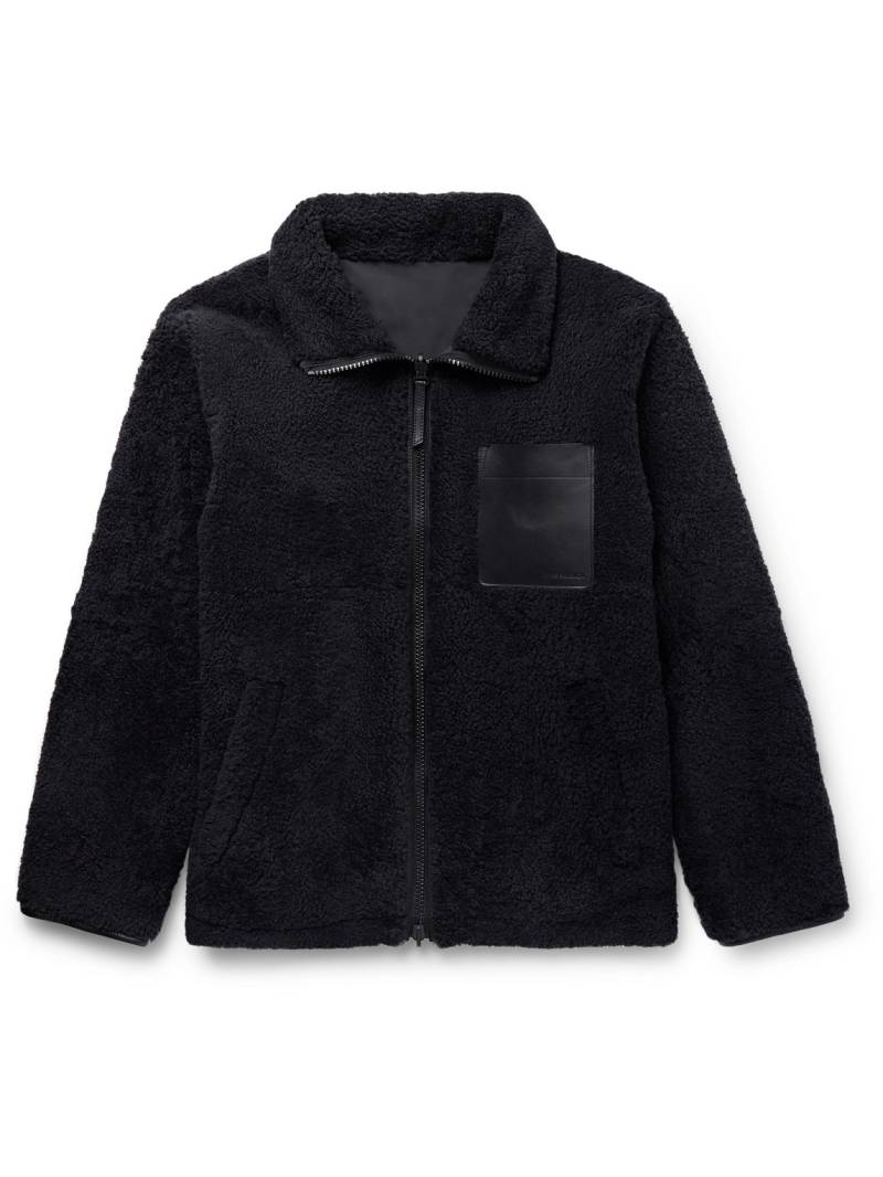 Yves Salomon - Reversible Leather-Trimmed Shearling and Shell Jacket - Men - Black - IT 56 von Yves Salomon