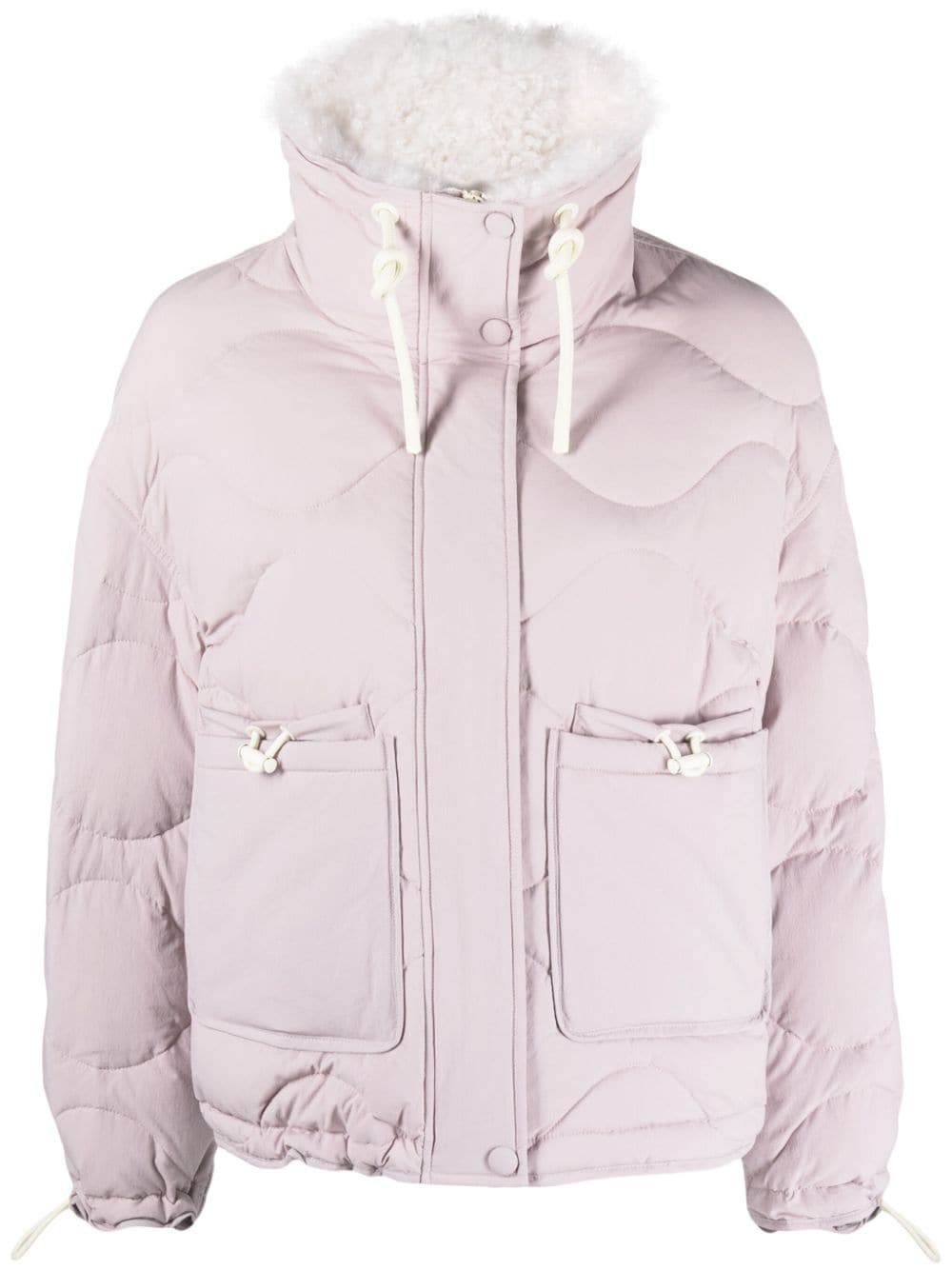 Yves Salomon Steppjacke mit Stehkragen - Violett von Yves Salomon