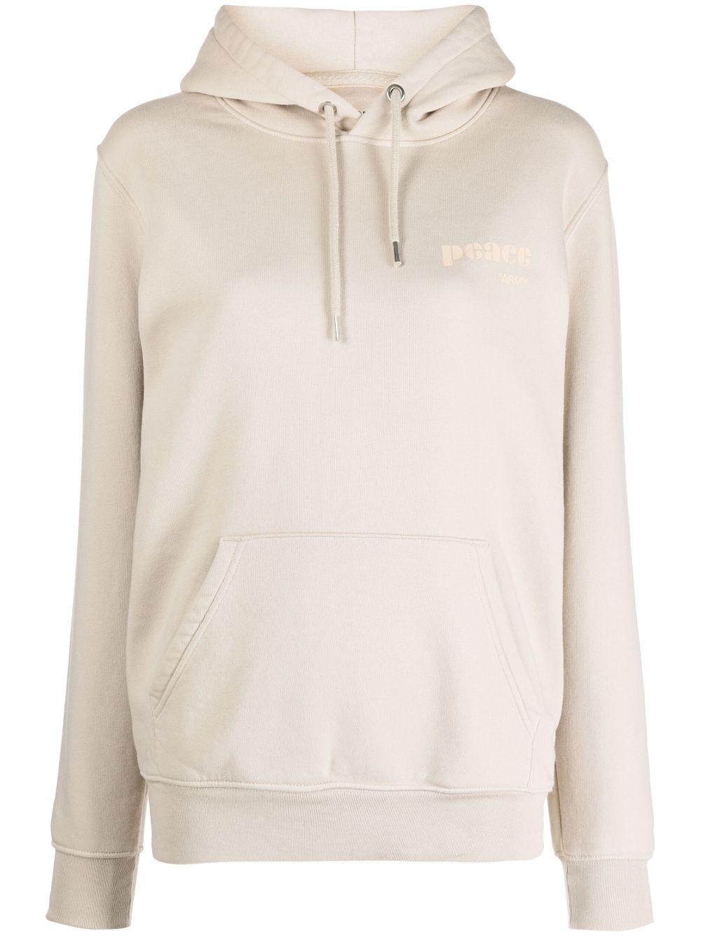 Yves Salomon Hoodie mit Logo-Print - Nude von Yves Salomon