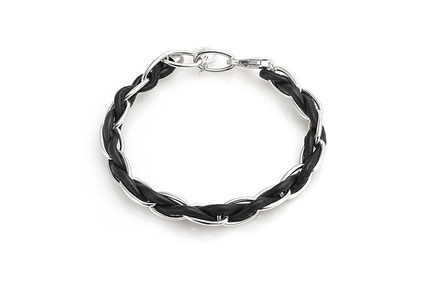 Yvette Ries Armband Trendige Silber lederarmband von Yvette Ries