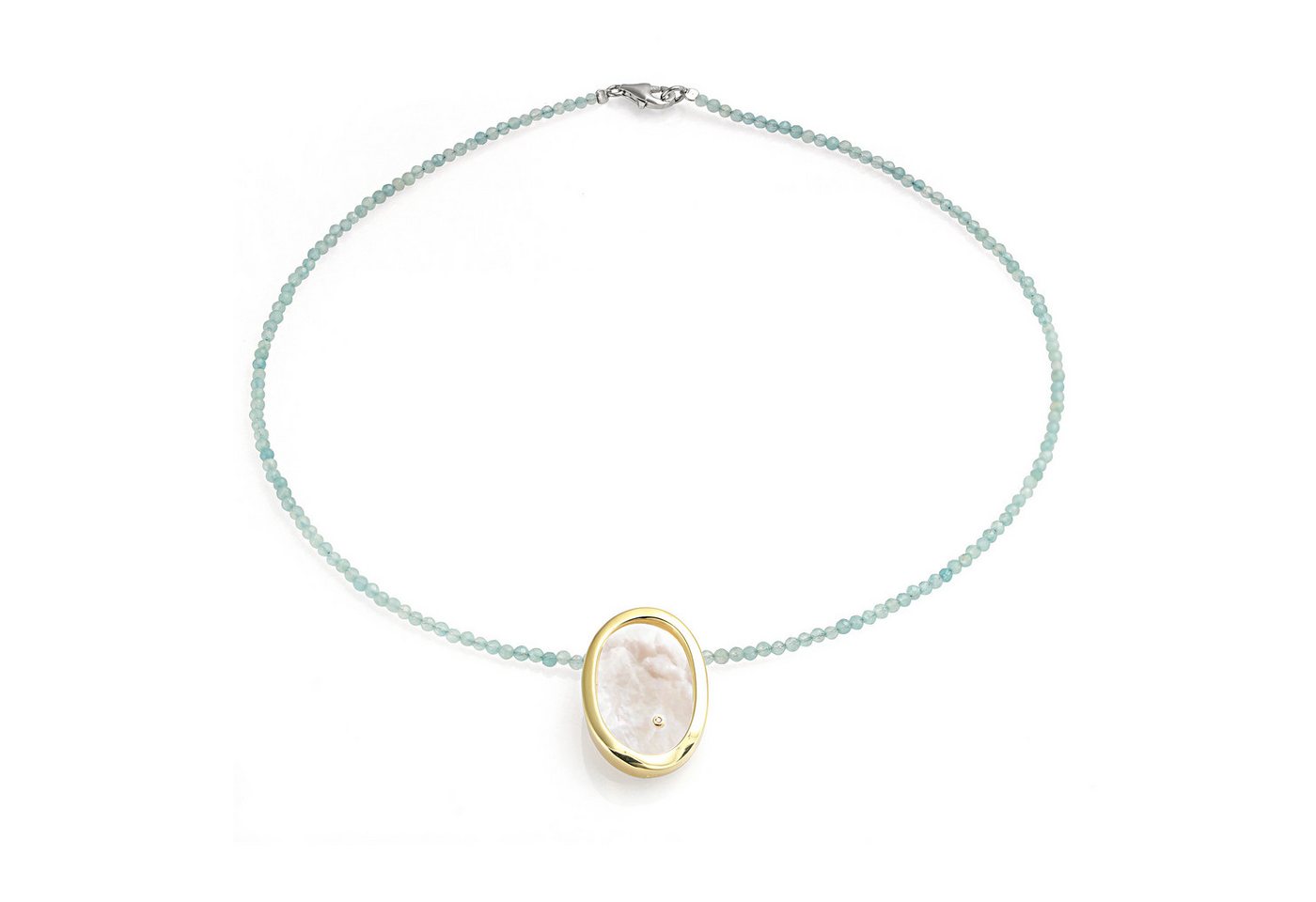 Yvette Ries Collier Perlmutt Collier von Yvette Ries