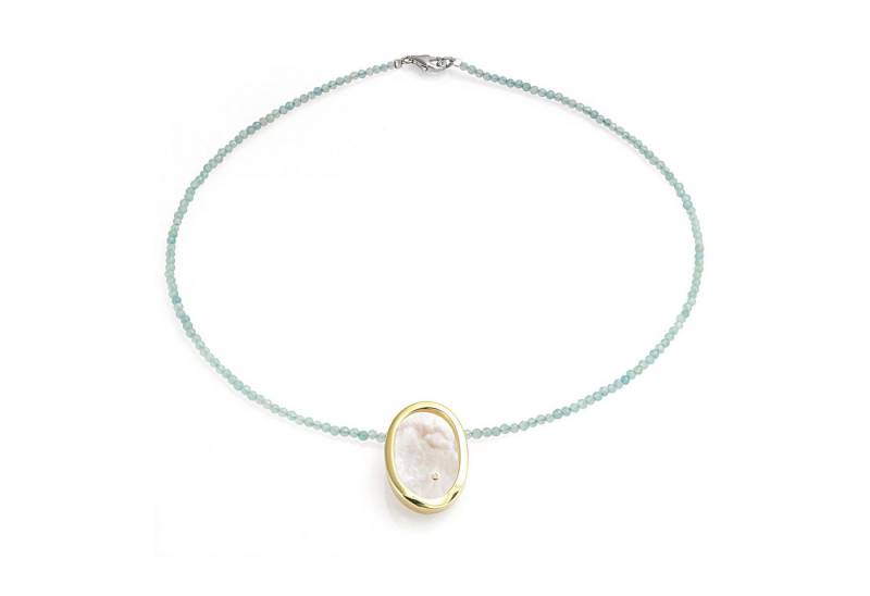 Yvette Ries Collier Perlmutt Collier von Yvette Ries