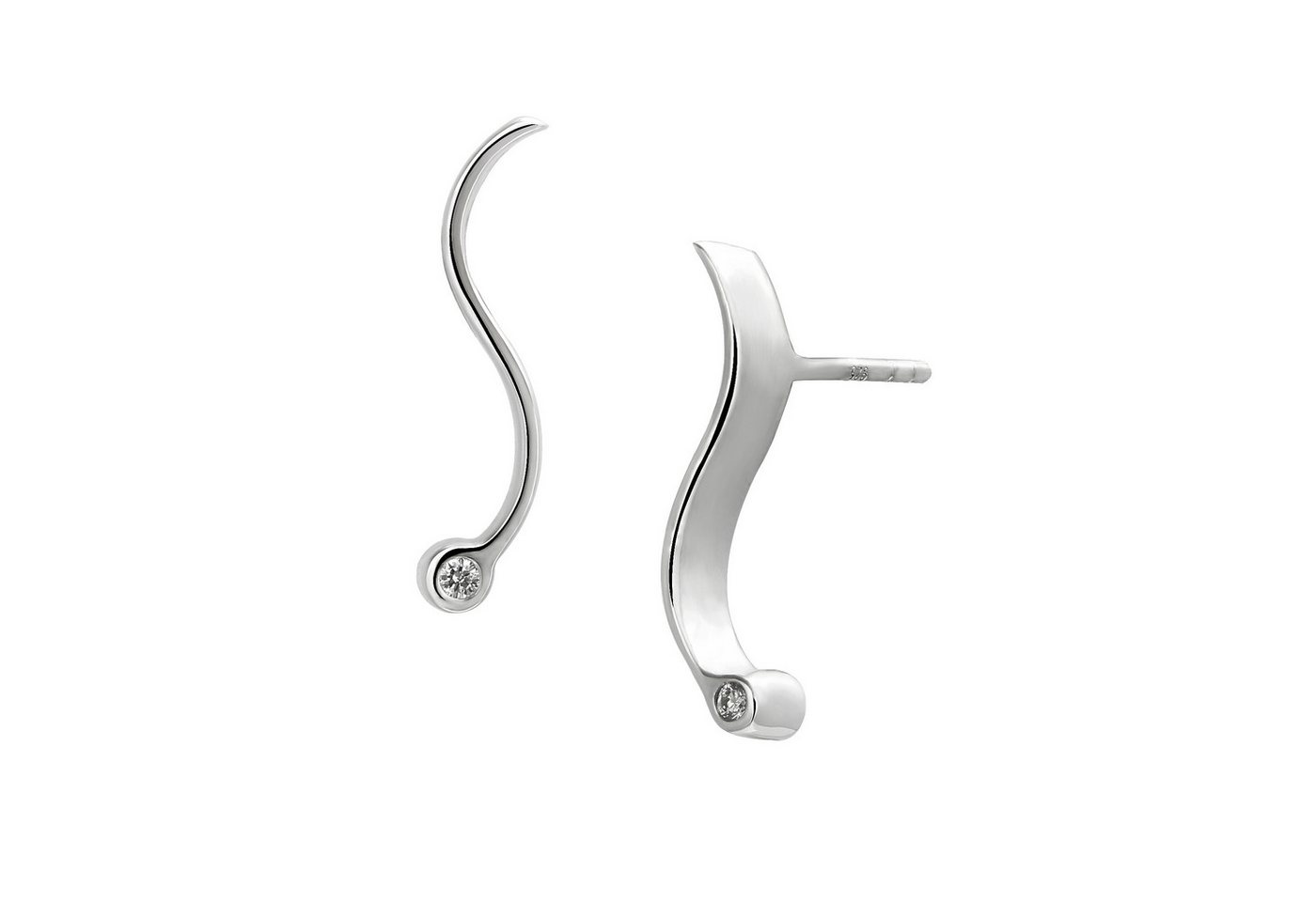 Yvette Ries Paar Ohrstecker Die Welle, 925 Silber Yvette Ries Paar Ohrstecker Die Welle, 925 Silber von Yvette Ries