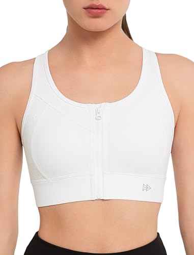 Yvette Sport BH Starker Halt Frontverschluss Große Größen Volle Abdeckung Fitness Bra,Weiß,XL Große Größen Yvette Sport BH Starker Halt Frontverschluss Große Größen Volle Abdeckung Fitness Bra,Weiß,XL Große Größen von Yvette