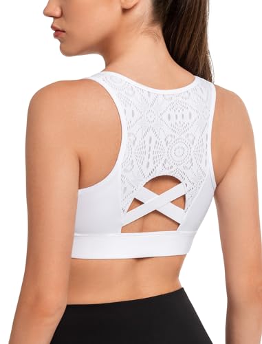Yvette Sport BH Starker Halt mit Vorderverschluss Gepolstert Große Größen Fitness Lauf Bra,Weiß,XXL Große Größen Yvette Sport BH Starker Halt mit Vorderverschluss Gepolstert Große Größen Fitness Lauf Bra,Weiß,XXL Große Größen von Yvette