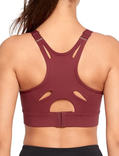 Yvette Verstellbar Sport BH Starker Halt Große Größen 2024 Neu Fitness Joggen Bra, Rot, XXL Große Größen Yvette Verstellbar Sport BH Starker Halt Große Größen 2024 Neu Fitness Joggen Bra, Rot, XXL Große Größen von Yvette