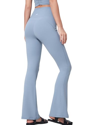 Yvette Yogahose Damen Sport Leggings Hohe Taile Schlaghose Blickdicht Bootcut Flared Leggings,Blau,L Yvette Yogahose Damen Sport Leggings Hohe Taile Schlaghose Blickdicht Bootcut Flared Leggings,Blau,L von Yvette
