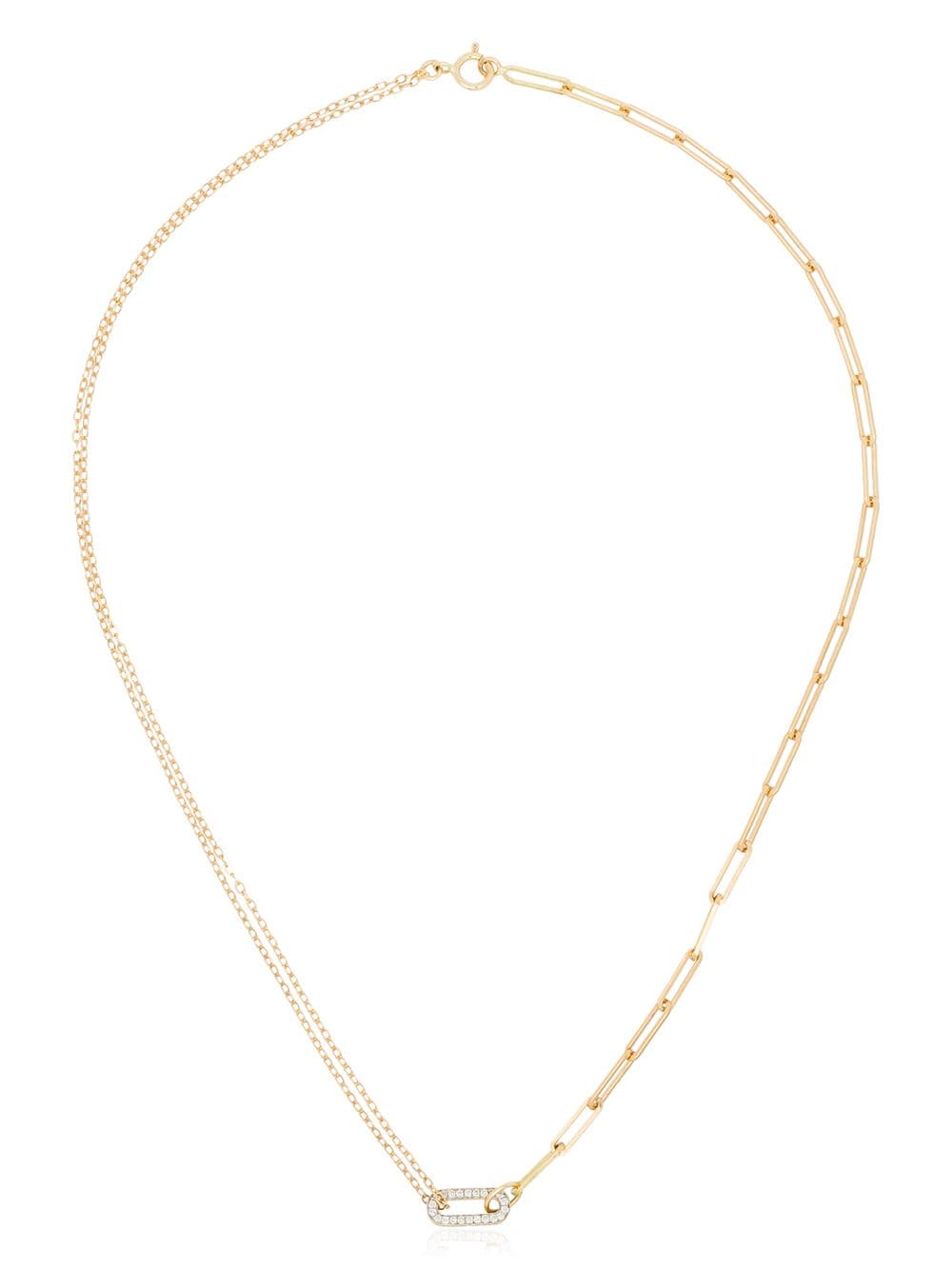 Yvonne Léon 18kt Gelbgold-Choker mit Diamanten von Yvonne Léon