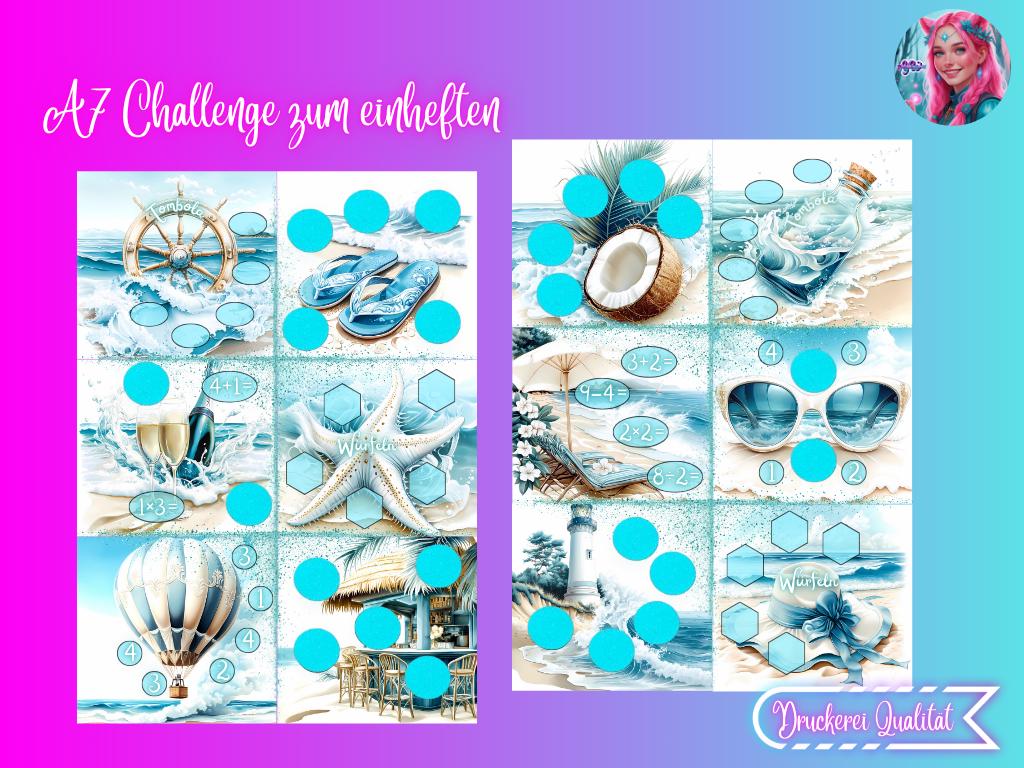 Blue Lagoon Challenge A7 Blue Lagoon Challenge A7 von Yvoshandcraftworld