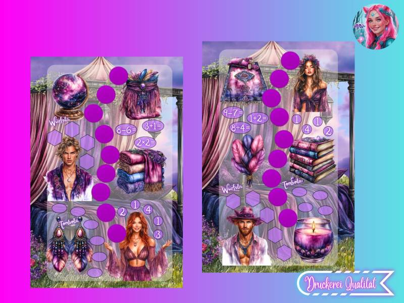 Purple Love Challenge Zum Einheften von Yvoshandcraftworld