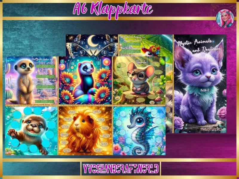 Teamchallenge Mystic Animals von Yvoshandcraftworld