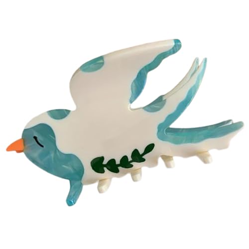 Ästhetische Haarklammer mit starker Federklammer, Acetat-Pferdeschwanz-Halter, für Damen und Mädchen, lässiges Haarform-Zubehör von Ywmsfl