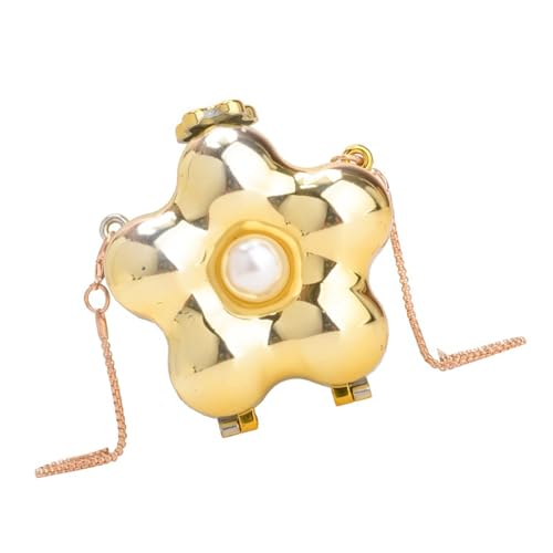 Acryl Einzelner Schulterkreuzkörper Lippenstift Mit Blumenform Akzent Eening Geldbörse Satchel Für Stilvolle Frauen von Ywmsfl