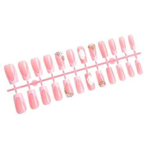 Ballerinas Coffin Press Auf Nägeln Französische Falsche Nägel Acryl Falsche Nägel Künstliche Nägel Kleber Auf Nägeln Für Frauen Mädchen von Ywmsfl
