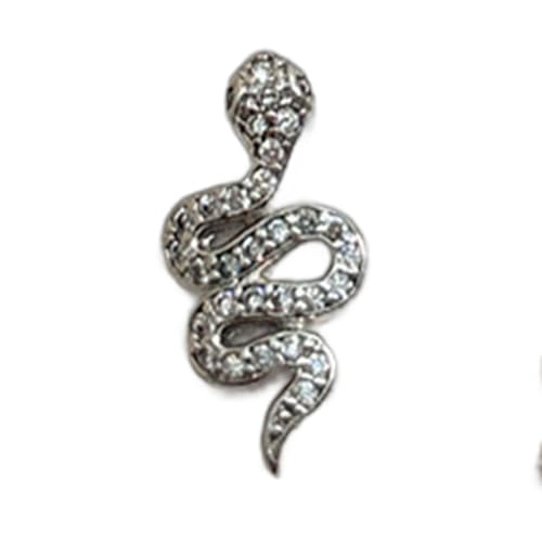 Neujahrsschlange Form Nägel Zaubernäle Nägel Kunst Charme Snake Nails Strassnagel Nägel Dekorationen Für Frau Und Mädchen von Ywmsfl
