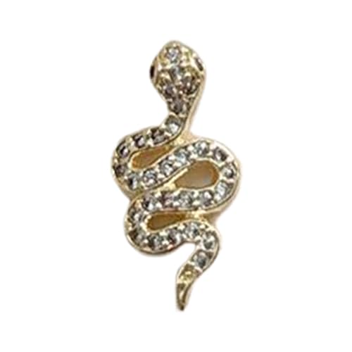 Neujahrsschlange Form Nägel Zaubernäle Nägel Kunst Charme Snake Nails Strassnagel Nägel Dekorationen Für Frau Und Mädchen von Ywmsfl