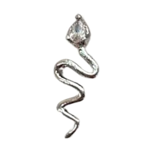Neujahrsschlange Form Nägel Zaubernäle Nägel Kunst Charme Snake Nails Strassnagel Nägel Dekorationen Für Frau Und Mädchen von Ywmsfl