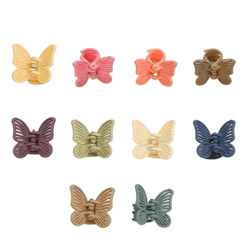 PButterfly Haarspangen, klein, modisch, coole Verzierung, Prinzessinnen-Haarspangen, Haarstyling-Werkzeug, Ornamente, 10 Stück von Ywmsfl