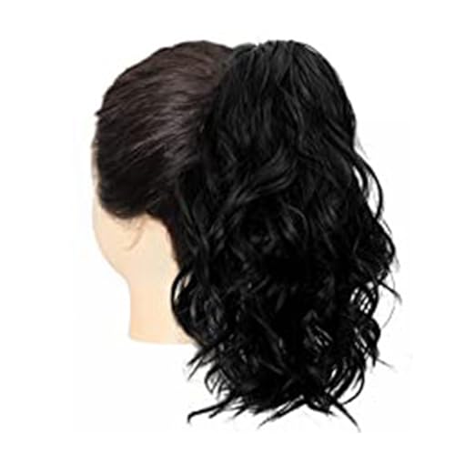 Pferdeschwanzerweiterung Für Frauen Klauenclip In Pferdeschwanzhaarverlängerungen Kurz Lockige Pferdeschwanz Natürliche Wellige Synthetische Haarstücke von Ywmsfl