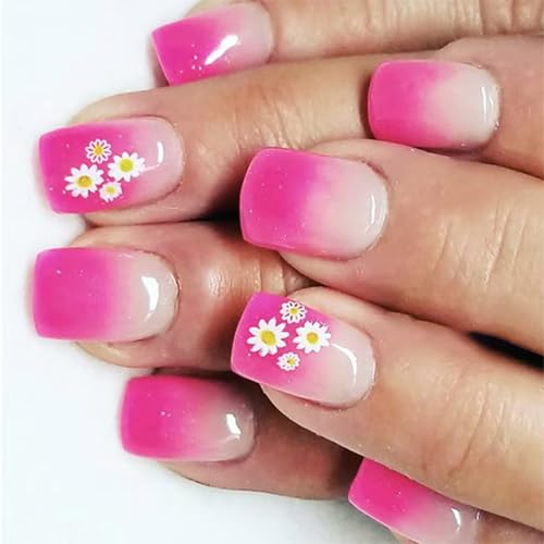 Quadratische Presse Auf Nägeln Gefälschte Nägel Kleber Auf Nägeln Künstlicher Acrylnägel 12 Größe 24 Pcs Stab Auf Nägeln Für Frauen von Ywmsfl