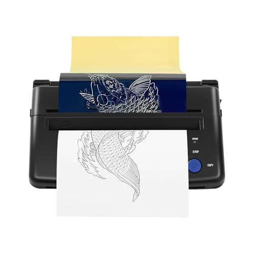 Tattoo Maschine, 28x16.5x7cm Tattoo Stift Transfermaschine, Transferschablonenmaschine, Transferkopiermaschine für alle Arten von Bars, Bühnenshows, Partys von YyanLAK