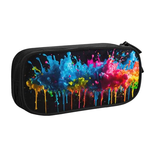 Yyoretp Federmäppchen mit großem Fassungsvermögen, doppelschichtiger Reißverschluss, Make-up-Tasche, Federmäppchen, Organizer., Schwarz , Einheitsgröße, Kosmetikkoffer Yyoretp Federmäppchen mit großem Fassungsvermögen, doppelschichtiger Reißverschluss, Make-up-Tasche, Federmäppchen, Organizer., Schwarz , Einheitsgröße, Kosmetikkoffer von Yyoretp