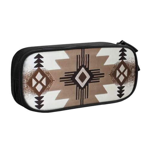 Yyoretp Federmäppchen mit großem Fassungsvermögen, doppelschichtiger Reißverschluss, Make-up-Tasche, Federmäppchen., Schwarz , Einheitsgröße, Kosmetikkoffer von Yyoretp