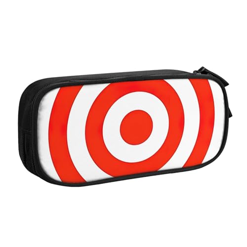 Yyoretp Federmäppchen mit großem Fassungsvermögen, doppelschichtiger Reißverschluss, Make-up-Tasche, Stiftebox., Schwarz , Einheitsgröße, Kosmetikkoffer von Yyoretp