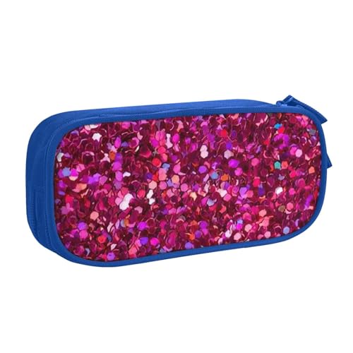 Yyoretp Federmäppchen mit großem Fassungsvermögen, glitzerndes Muster, doppellagiger Reißverschluss, Make-up-Tasche, Federmäppchen., blau, Einheitsgröße, Kosmetikkoffer Yyoretp Federmäppchen mit großem Fassungsvermögen, glitzerndes Muster, doppellagiger Reißverschluss, Make-up-Tasche, Federmäppchen., blau, Einheitsgröße, Kosmetikkoffer von Yyoretp