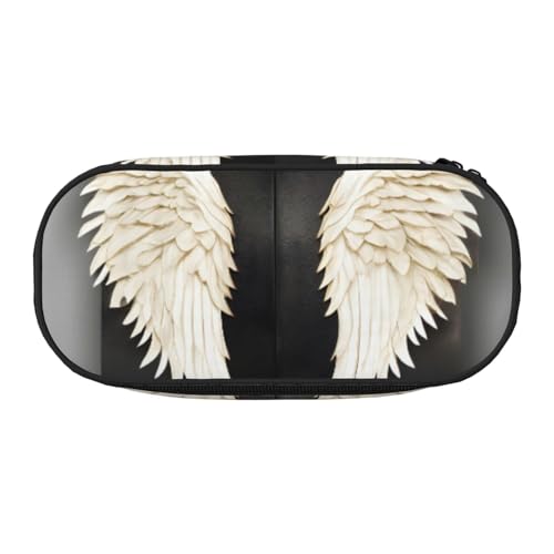 Yyoretp Großes Federmäppchen mit Engelsfedern, großes Federmäppchen, Schreibwaren, Stifteetui für Bürobedarf von Yyoretp