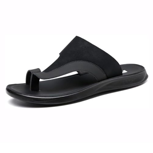 Atmungsaktive Herren-Sandalen Mit Clip-Zehen-Sommersohle Und Rutschfester Sohle Für Den Strand, Bequeme Outdoor-Flip-Flops Mit Offener Zehenpartie Und Plantarfasziitis, Bei Hallux Valgus(40 EU) von Yytcsjz