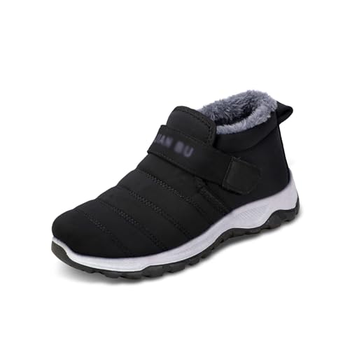 Baumwollschuhe Winter-Herrenschuhe, lässige Outdoor-Stiefel für mittlere und ältere Menschen sowie dicke, warme Baumwollstiefel aus Samt, für Herren, bequemer Baumwollschuh aus altem Peking ( Color : von Yytcsjz