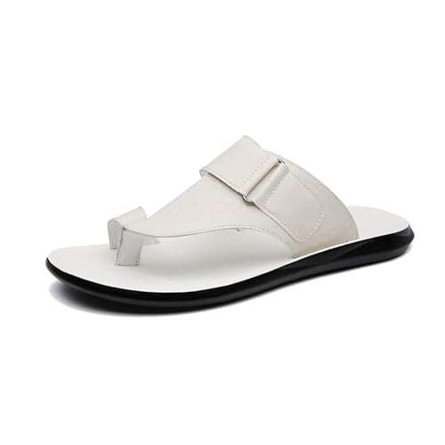 Flache Sommersandalen Zur Fußkorrektur, Atmungsaktive Herren-Sandalen Mit Zehenringen Und Ballenzehen-Korrektur, Flip-Flops Strandschuhe, Bei Plantarfasziitis Orthopädischen Beschwerden(White,48 EU) Flache Sommersandalen Zur Fußkorrektur, Atmungsaktive Herren-Sandalen Mit Zehenringen Und Ballenzehen-Korrektur, Flip-Flops Strandschuhe, Bei Plantarfasziitis Orthopädischen Beschwerden(White,48 EU) von Yytcsjz