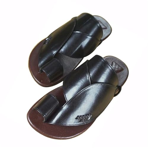 Orthopädische Herrensandalen, rutschfeste, Orthopädische Herren-Sandalen Für Den Strand Und Den Außenbereich Bei Ballenzehen, Bequeme Flip-Flops Mit Clip-Toe-Zehenkorrektur, Für Zehen(Black,43 EU) Orthopädische Herrensandalen, rutschfeste, Orthopädische Herren-Sandalen Für Den Strand Und Den Außenbereich Bei Ballenzehen, Bequeme Flip-Flops Mit Clip-Toe-Zehenkorrektur, Für Zehen(Black,43 EU) von Yytcsjz