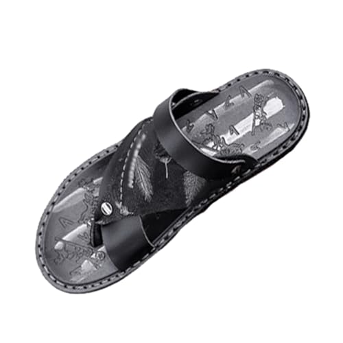 Sommer-Outdoor-Sandalen Für Herren Mit Geteilter Zehenpartie Und Fußgewölbeunterstützung Für Den Strand, wasserdichte Zehentrenner Sportliche Aktivitäten, Linderung Von Ballenzehen(Black,40 EU) von Yytcsjz