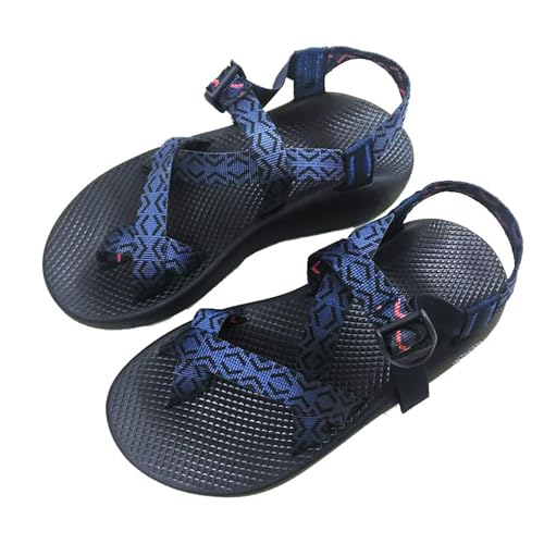Yytcsjz Flache Herren-Outdoor-Hausschuhe, Herren-Sommersandalen Mit Verstellbarem Atmungsaktivem Riemen Und Ballenzehen-Korrektur, Lässige Flip-Flops Weich Und rutschfest, Bei Hallux Valgus(A,44 EU) von Yytcsjz
