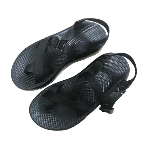 Yytcsjz Flache Herren-Outdoor-Hausschuhe, Herren-Sommersandalen Mit Verstellbarem Atmungsaktivem Riemen Und Ballenzehen-Korrektur, Lässige Flip-Flops Weich Und rutschfest, Bei Hallux Valgus(C,40 EU) von Yytcsjz
