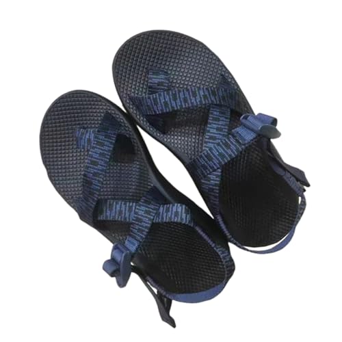 Yytcsjz Flache Herren-Outdoor-Hausschuhe, Herren-Sommersandalen Mit Verstellbarem Atmungsaktivem Riemen Und Ballenzehen-Korrektur, Lässige Flip-Flops Weich Und rutschfest, Bei Hallux Valgus(G,41 EU) von Yytcsjz