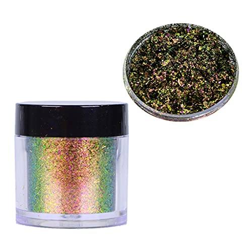 Für Kreative Nagelpulver Nagelkunst Pigment Regenbogen Für Pulver Party Lidschatten Make Up Körper Dekoratives Pigment von Yzdysg