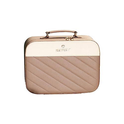 Kosmetikbeutel Mit Großer Kapazität Reisen Kosmetikbeutel Tragbare PU Leder Make Up Taschen Multifunktionaler Aufbewahrungstasche Für Frauen von Yzdysg