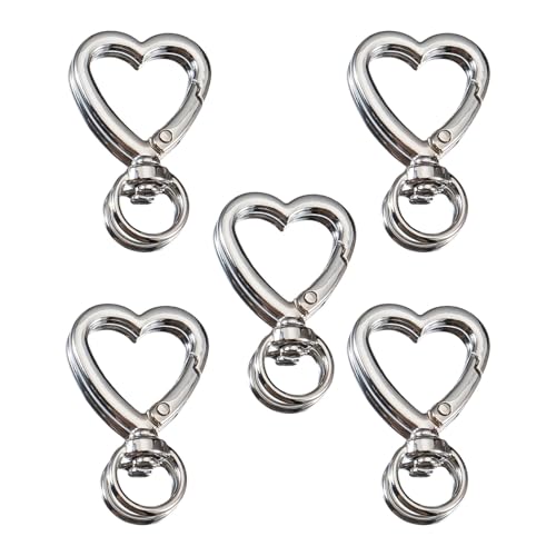 Yzdysg 5pcs Zeitgenössischer Leichtmetallschlüsselhalter Eindeutiger Form Für Schlüsselbilder Rucksäcke Und Telefonzubehör Praktische Konstruktion Multifunktionaler Rucksackschlüsselkette von Yzdysg