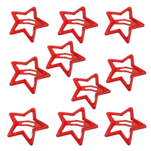 Yzdysg Einfarbige Sternform Haarnadel Für Süße Mädchen Süßer Süßer Stil Charm Haarspangen Ästhetische Haar Accessoires von Yzdysg