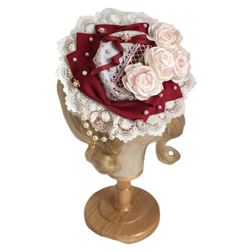 Yzdysg Einzigartige Blumenhaarclip Frauen Pferdeschwanzhalter Kopfschmuck Zarte Haarnadelbraut Brautmädchen Haarzubehör von Yzdysg