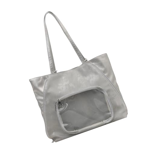 Yzdysg Große Kapazitäts Patchwork Umhängetasche Die Trendige Designs Mit Japanischer Stil Casual Handtasche Für Den Täglichen Gebrauch Großer Kapazität Unterarmtasche Kombiniert von Yzdysg