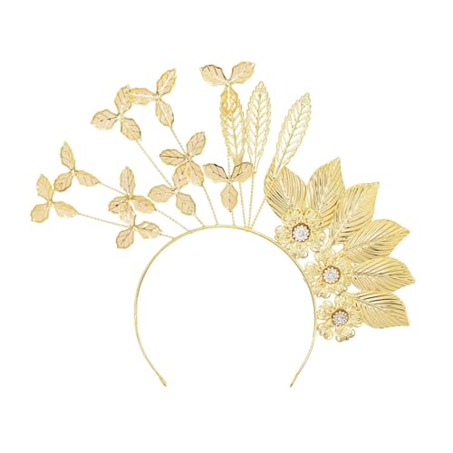 Yzdysg Malaiische Hochzeitsstirnband Für Braut Mit Eleganter Und Blatt Abendparty Ästhetische Haarhoop Dekorative Kronen Haarhoop von Yzdysg