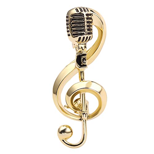 Yzdysg Mikrofon Brosche Exquisite Musik Note Emaille Pin Gold Silber Farbe Revers Pin Dekoration Für Jeans Für Jacke Rucksack B Yzdysg Mikrofon Brosche Exquisite Musik Note Emaille Pin Gold Silber Farbe Revers Pin Dekoration Für Jeans Für Jacke Rucksack B von Yzdysg