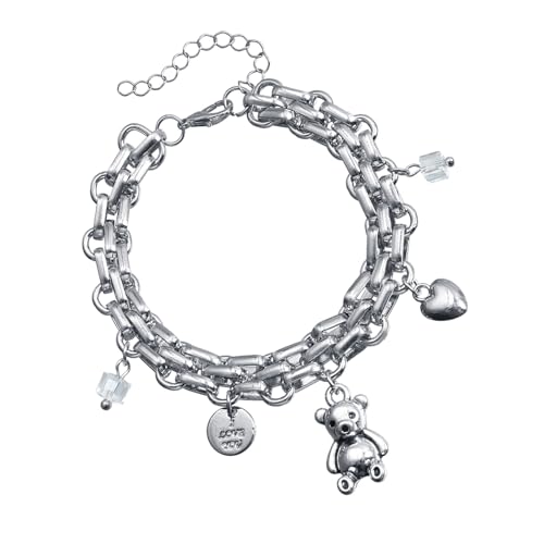 Yzdysg Mode Alloy Heart Bear Anhänger Halskette Armband Verleiht Stilvolle Outfits Die Für Partys Versorgt Werden Können Und Daten Elegante Freizeitkette Yzdysg Mode Alloy Heart Bear Anhänger Halskette Armband Verleiht Stilvolle Outfits Die Für Partys Versorgt Werden Können Und Daten Elegante Freizeitkette von Yzdysg